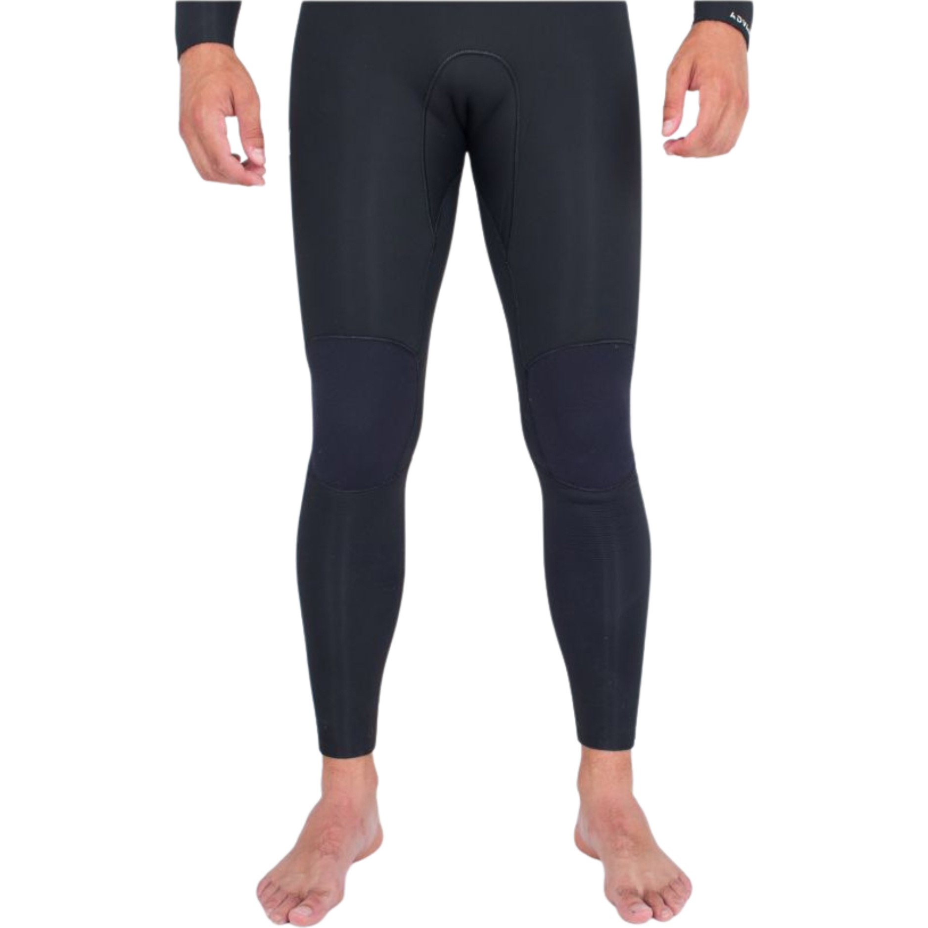 2025 Hurley Mens Advant 4/3mm Chest Zip Wetsuit MFS0013423 - Black